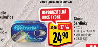 Albert Giana sardinky nabídka