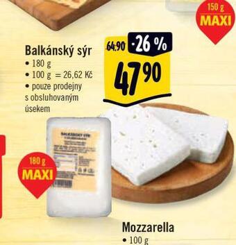 Albert Balkánský sýr nabídka