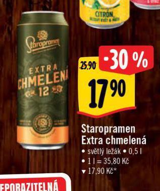 Albert Pivo staropramen nabídka