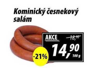 ZEMAN Kominický česnekový salám, 100 g nabídka
