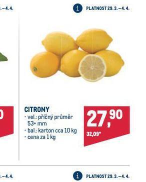 Makro Citrony nabídka