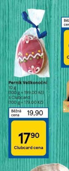 Tesco Perník velikonoční nabídka