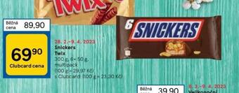 Tesco Snickers nabídka