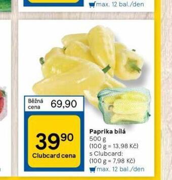 Tesco Paprika bílá nabídka