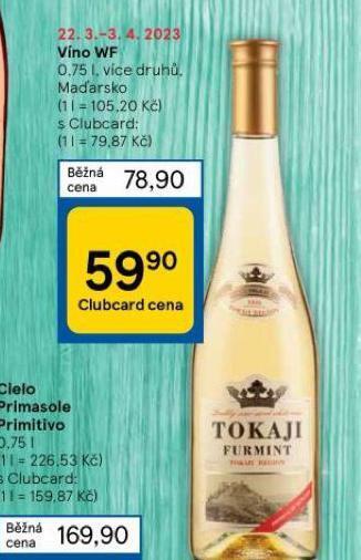 Tesco Víno wf nabídka
