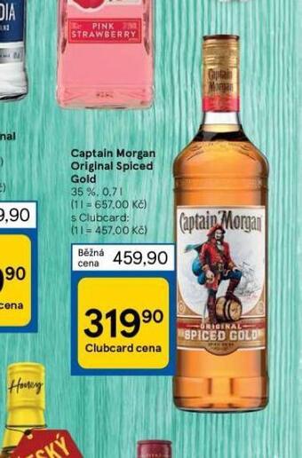 Tesco Captain morgan original spiced gold nabídka