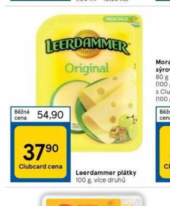 Tesco Leerdammer plátky nabídka