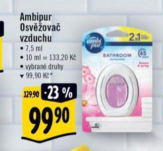 Albert Ambipur osvěžovač vzduchu nabídka
