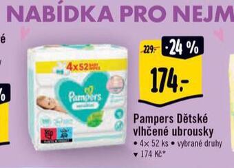 Albert Pampers vlhčené ubrousky nabídka