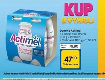 Tesco Danone actimel nabídka