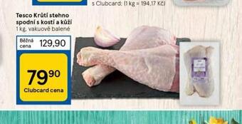 Tesco Krůtí stehno spodní s kostí a kůží nabídka