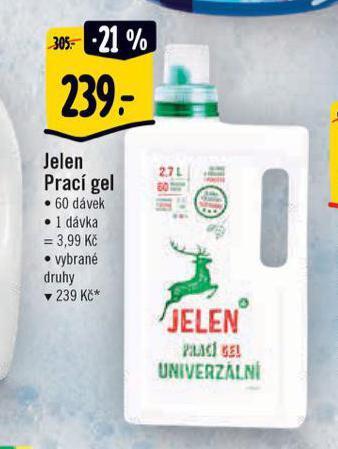 Albert Jelen prací gel nabídka