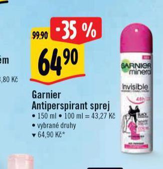 Albert Garnier antiperspirant nabídka