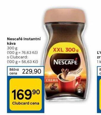 Tesco Nescafé instantní káva nabídka