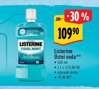 Albert Listerine ústní voda nabídka