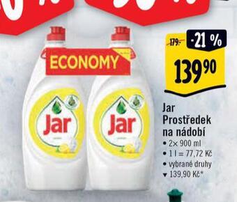 Albert Jar prostředek na nádobí nabídka