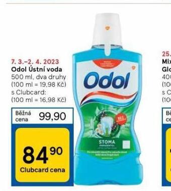 Tesco Odol ústní voda nabídka