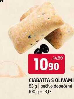 Terno Ciabatta s olivami 83 g nabídka