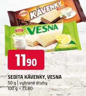 Terno Sedita kávenky, vesna 50 g nabídka