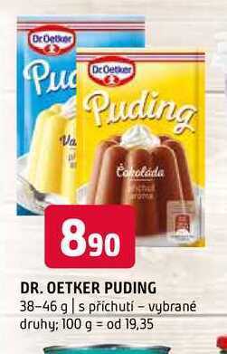 Terno Dr. oetker puding 38-46 g nabídka