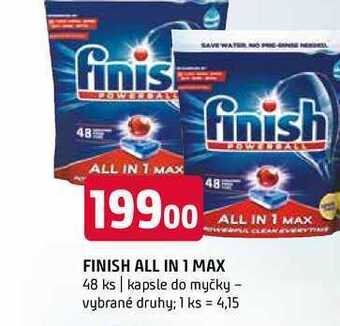 Terno Finish all in 1 max 48 ks kapsle do myčky nabídka