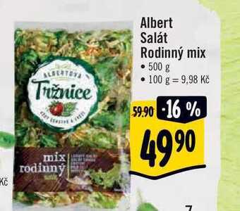 Albert Albert salát rodinný mix • 500 g nabídka