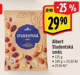 Albert Albert studentská směs 125 g nabídka