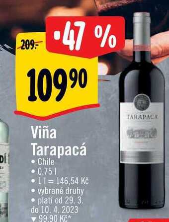 Albert Viña tarapacá 0,75 l nabídka