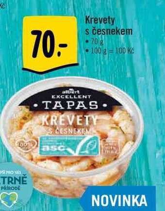 Albert Krevety s česnekem 70 g nabídka