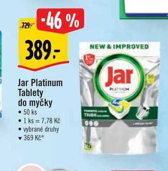 Albert Jar platinum tablety do myčky • 50 ks nabídka