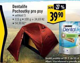 Albert Dentalife pochoutky pro psy 115 g nabídka