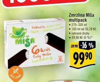 Albert Zmrzlina míša multipack 270-330 ml nabídka