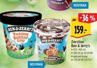 Albert Zmrzlina ben & jerry's 427-465 ml nabídka