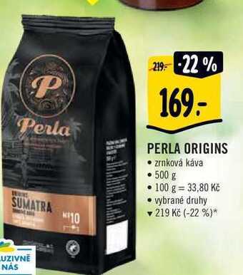 Albert Perla origins • zrnková káva • 500 g nabídka
