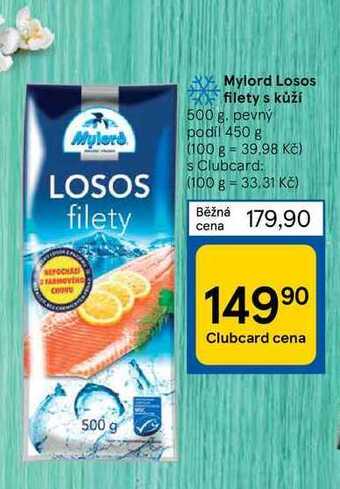 Tesco Mylord losos filety s kůží 500 g nabídka