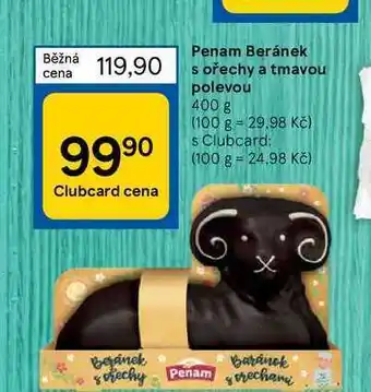 Tesco Penam beránek s ořechy a tmavou polevou 400 g nabídka