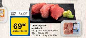Tesco Tesco vepřové medailonky 360 g nabídka