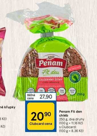 Tesco Penam fit den chléb 250 g nabídka