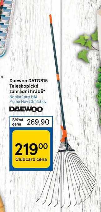 Tesco Daewoo datgr15 teleskopické zahradní hrábě nabídka