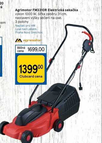 Agrimotor fm3310r elektrická sekačka