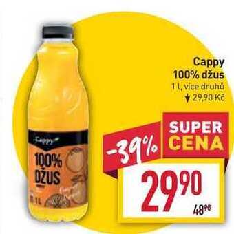 Billa Cappy 100% džus 1 l nabídka