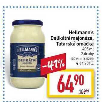 Billa Hellmann's delikátní majonéza 405 ml nabídka