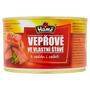 Billa Hamé vepřové ve vlastní šťávě 400g nabídka
