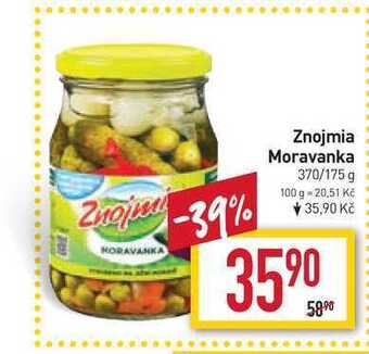 Billa Znojmia moravanka 370/175 g nabídka