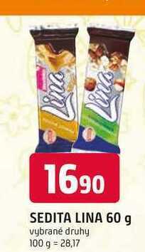 Trefa Sedita lina 50g, vybrané druhy nabídka