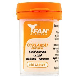 Trefa Fan sladidla cyklamát sacharin stolní sladidlo 160 tablet 10g nabídka