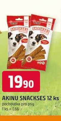 Akinu snackses 12 ks pochoutka pro psy