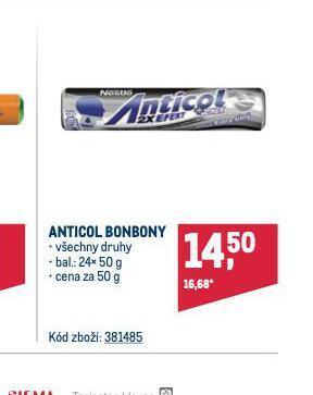 Makro Anticol bonbony nabídka