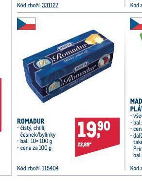 Makro Romadur nabídka