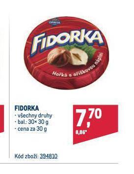 Makro Fidorka nabídka